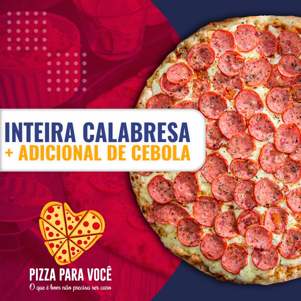Inteira Calabresa + Adicional de cebola