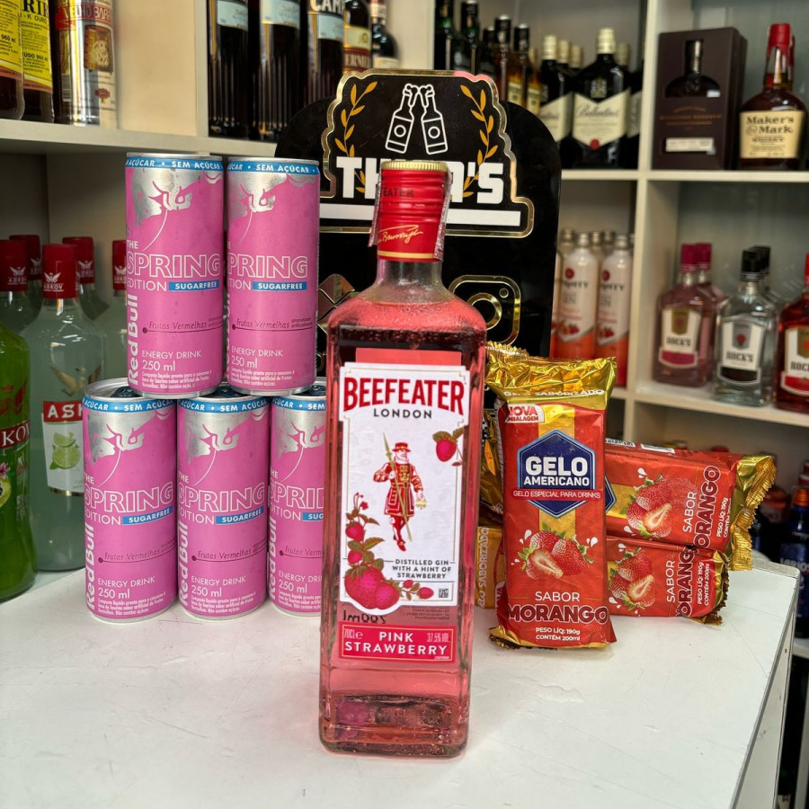 COMBO BEEFEATER PINK 750ML C/ REDBULL