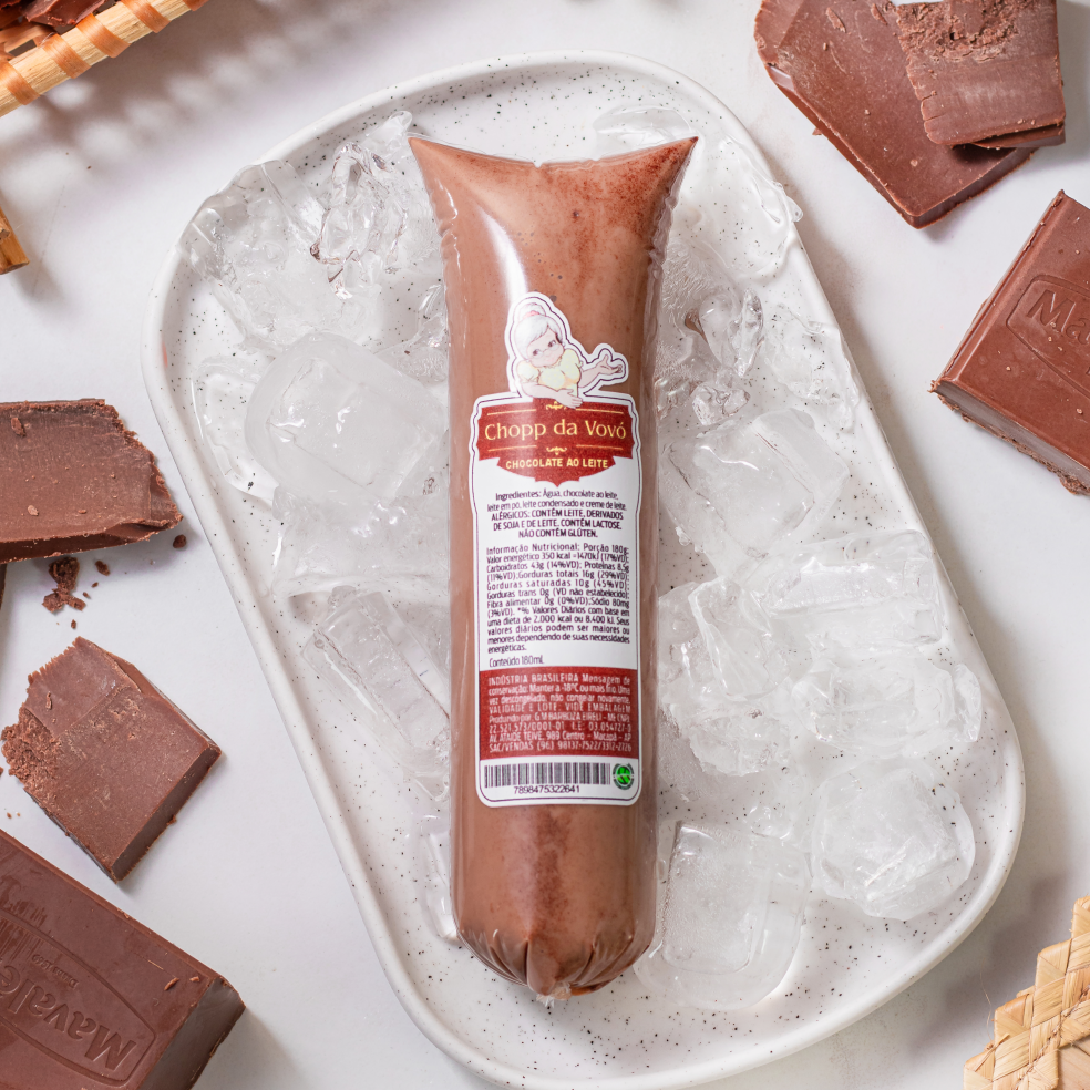 Chocolate ao leite - 180 ml