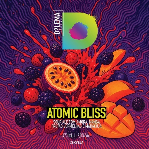 CHOPE DÁDIVA ATOMIC BLISS SOUR - FRUITED ABVL 7% (1 LITRO)