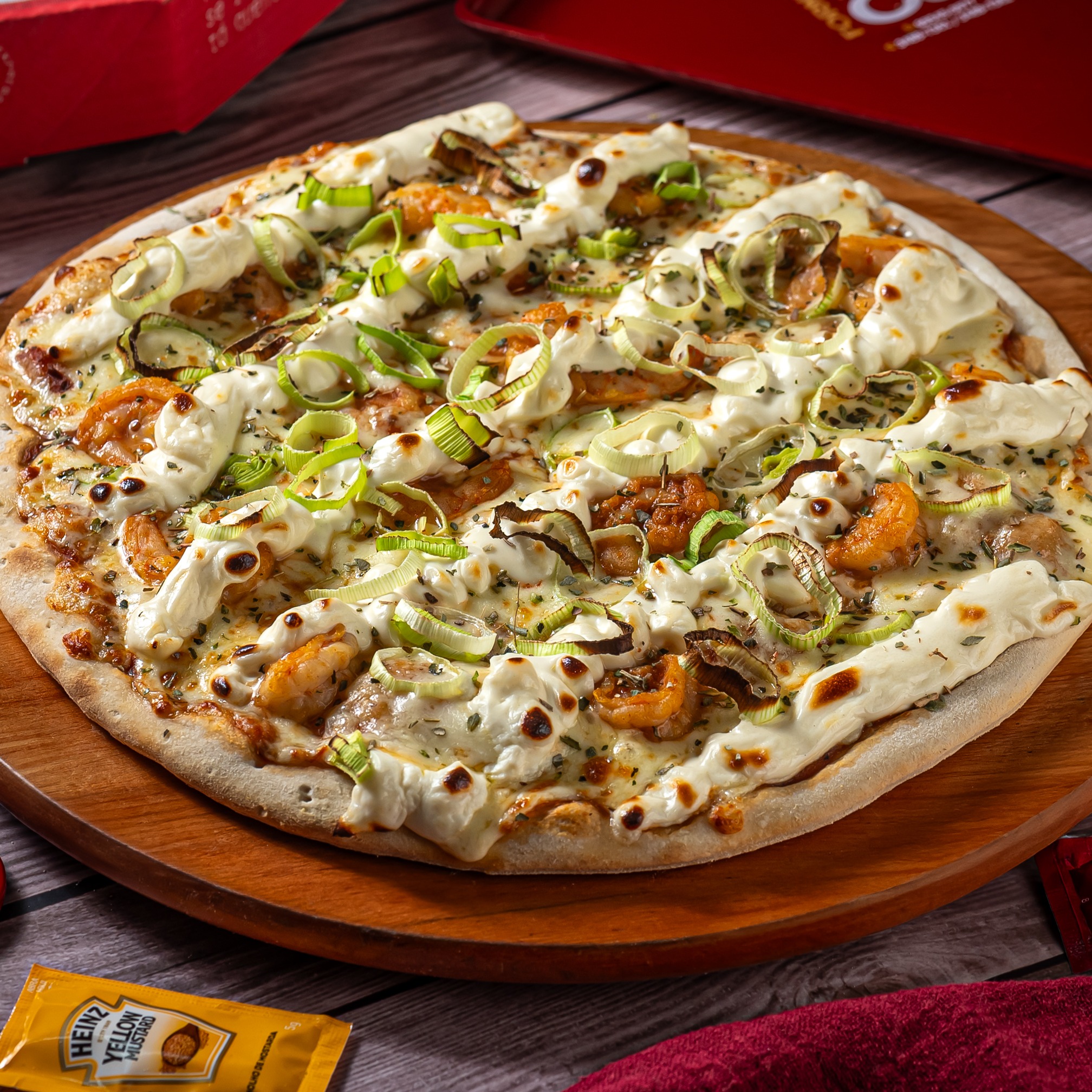 LANÇAMENTO - Camarão c/ Cream Cheese e Alho Poró