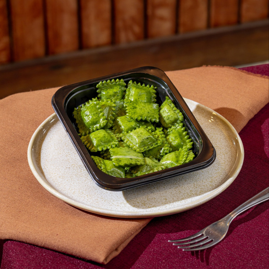 RAVIÓLI ESPINAFRE COM RECHEIO RICOTA COM PARMESÃO - 500GR