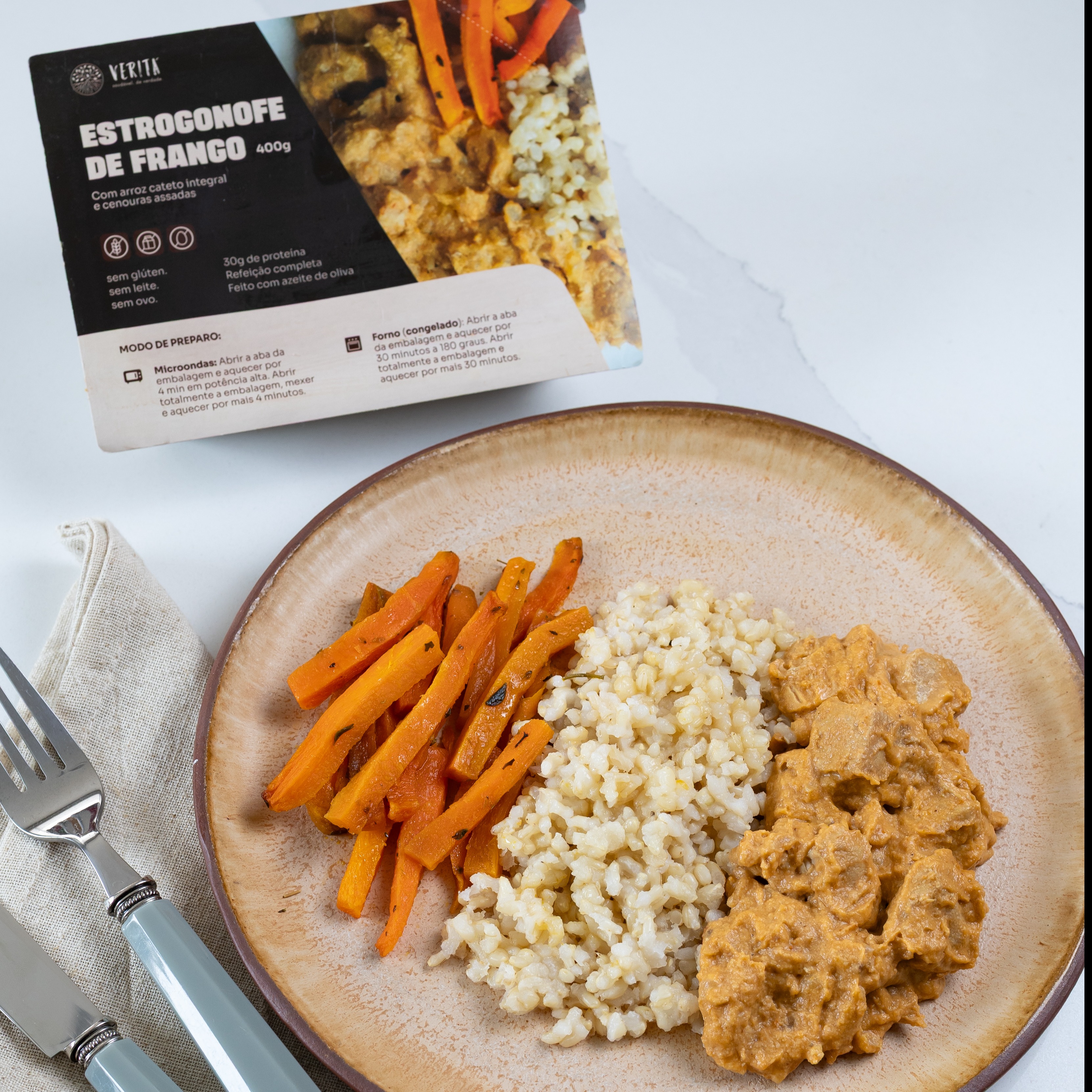 LANÇAMENTO: ESTROGONOFE DE FRANGO