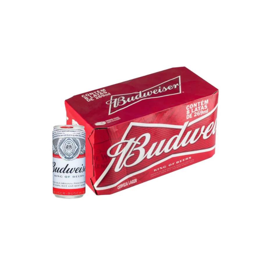 CAIXA BUDWEISER 269ML 8UNID
