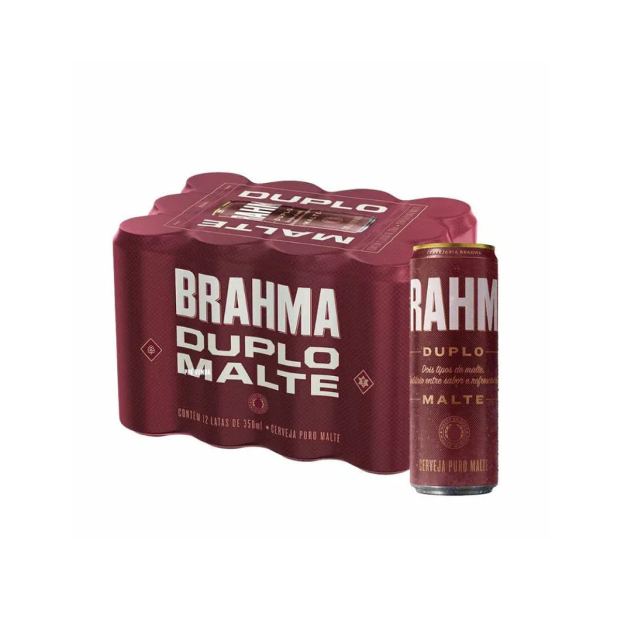 CAIXA BRAHMA DUPLO MALTE 350ML 12UNID