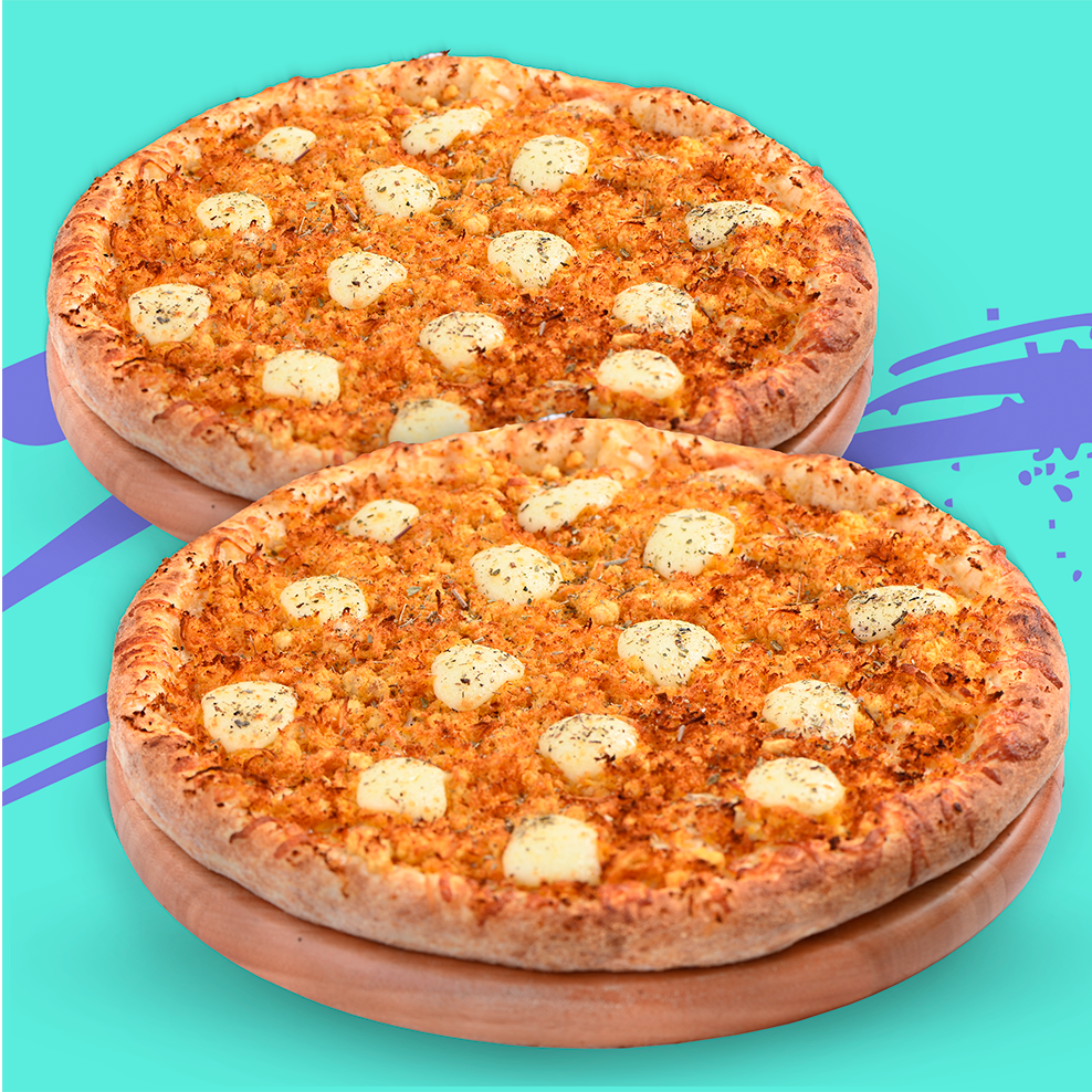 Pizza em Dobro - Pizza Salgada de 30cm