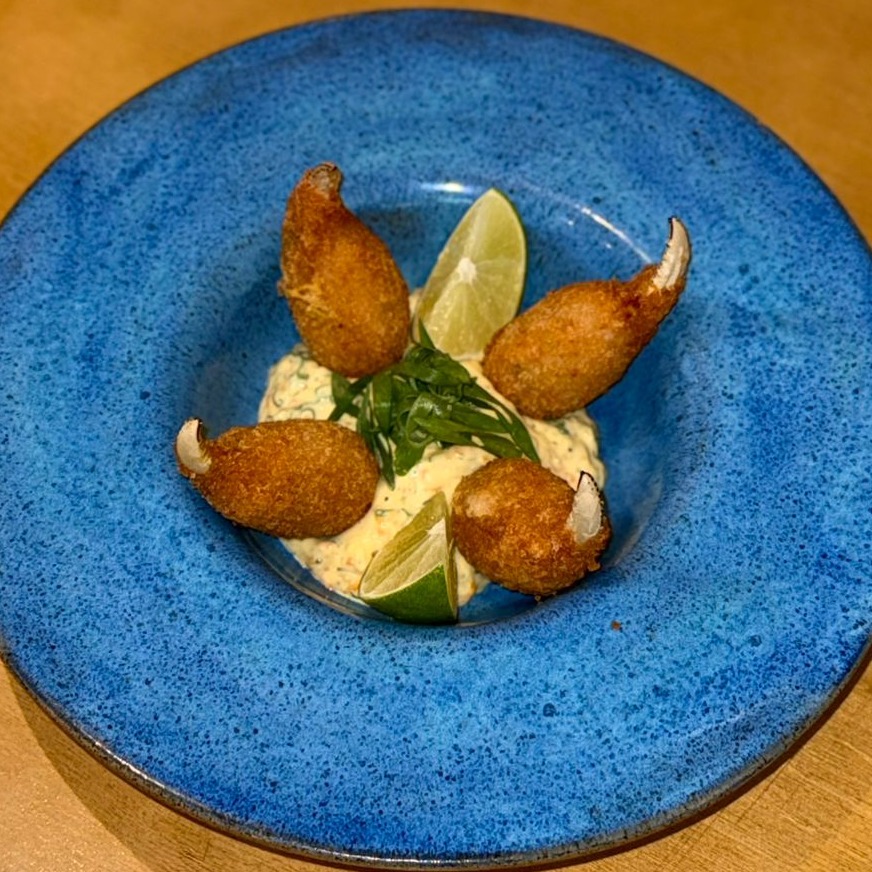 Patinhas de Siri crocante