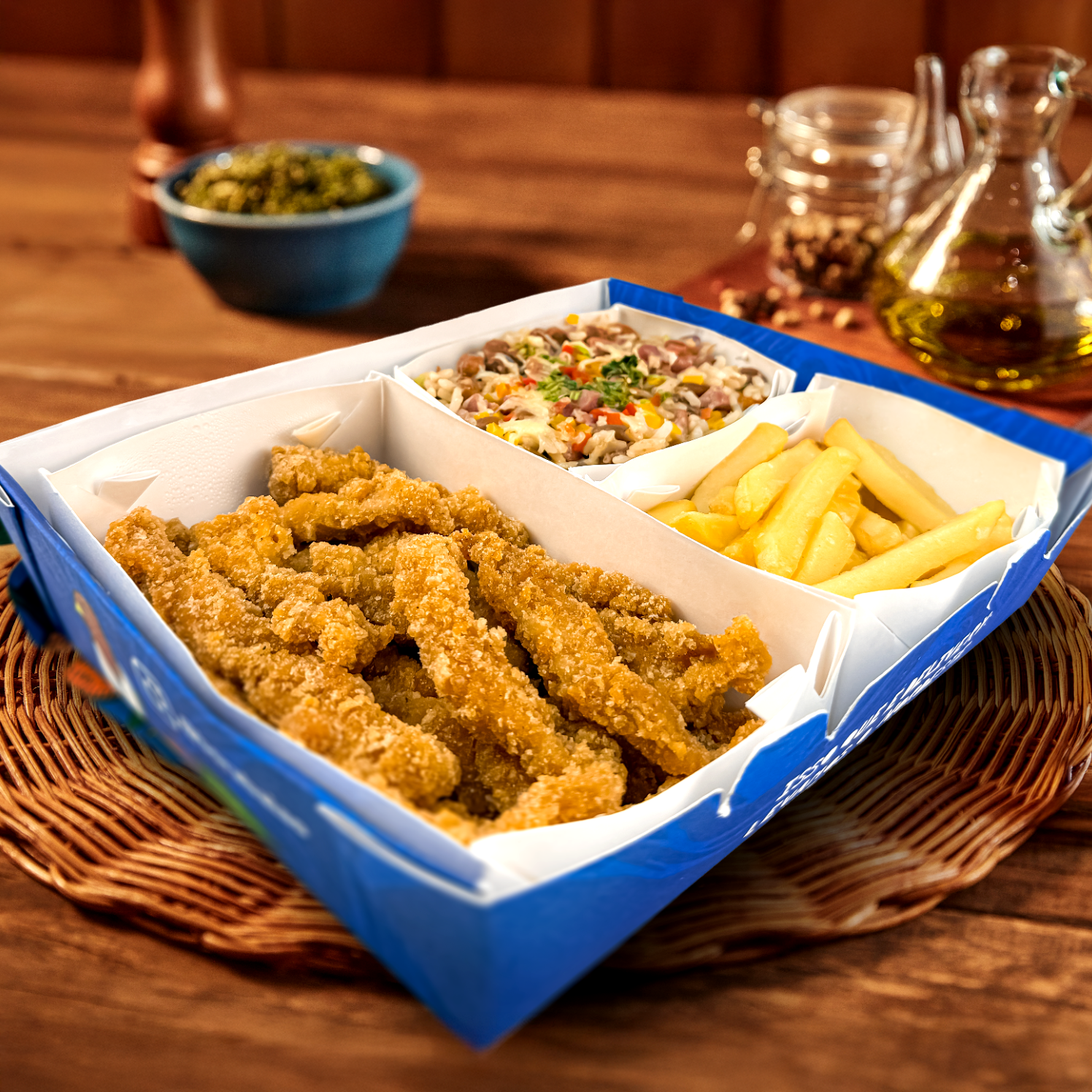 Monte sua Caixa - 1 Proteína + 2 Acompanhamento