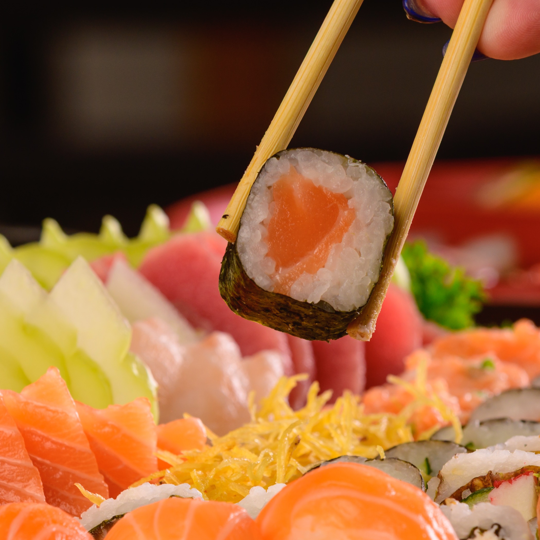 Hossomaki Salmão - 5 unidades