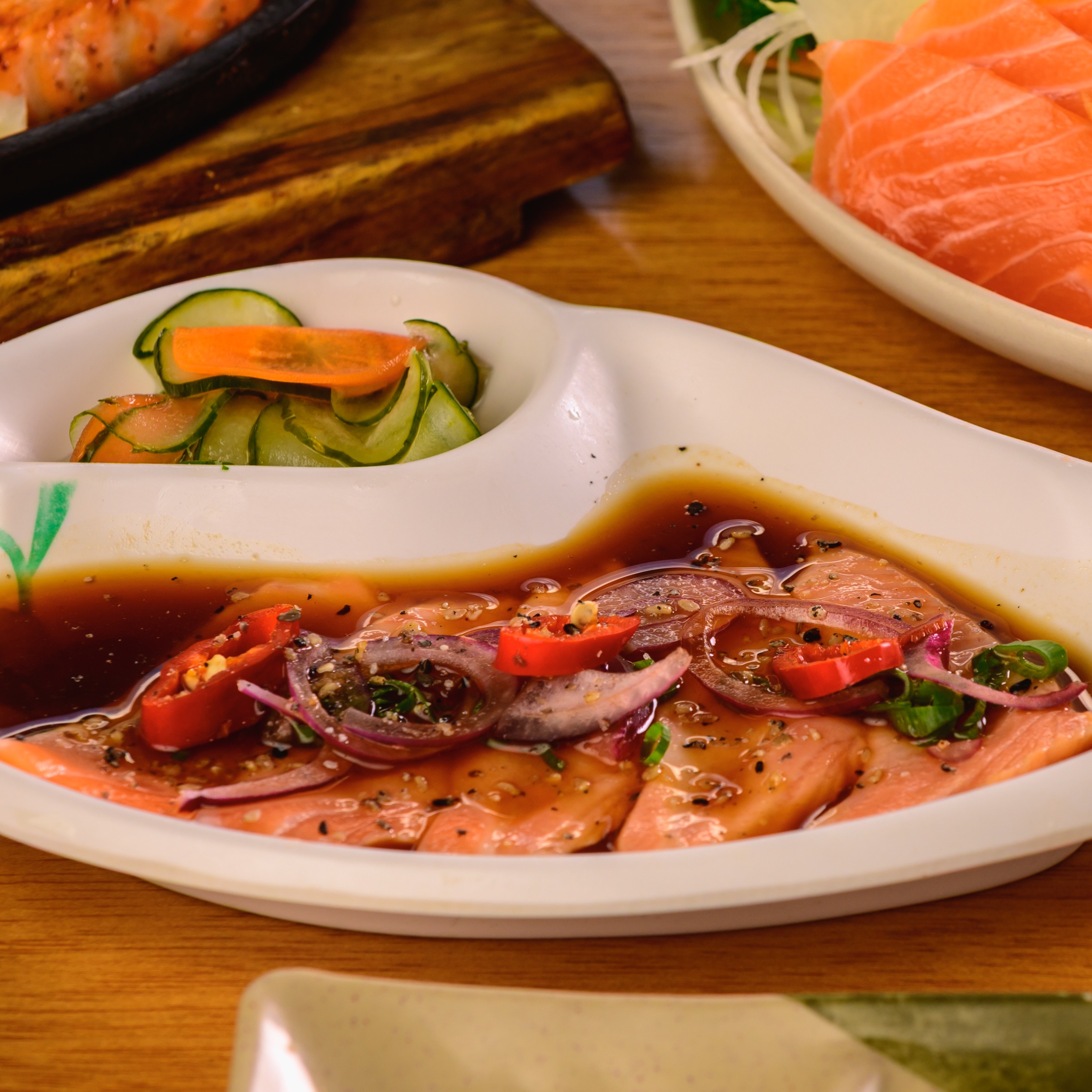 Carpaccio de Salmão (16 fatias)