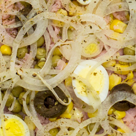 1/2 Calabresa c/ Queijo 1/2 Portuguesa (Grande)