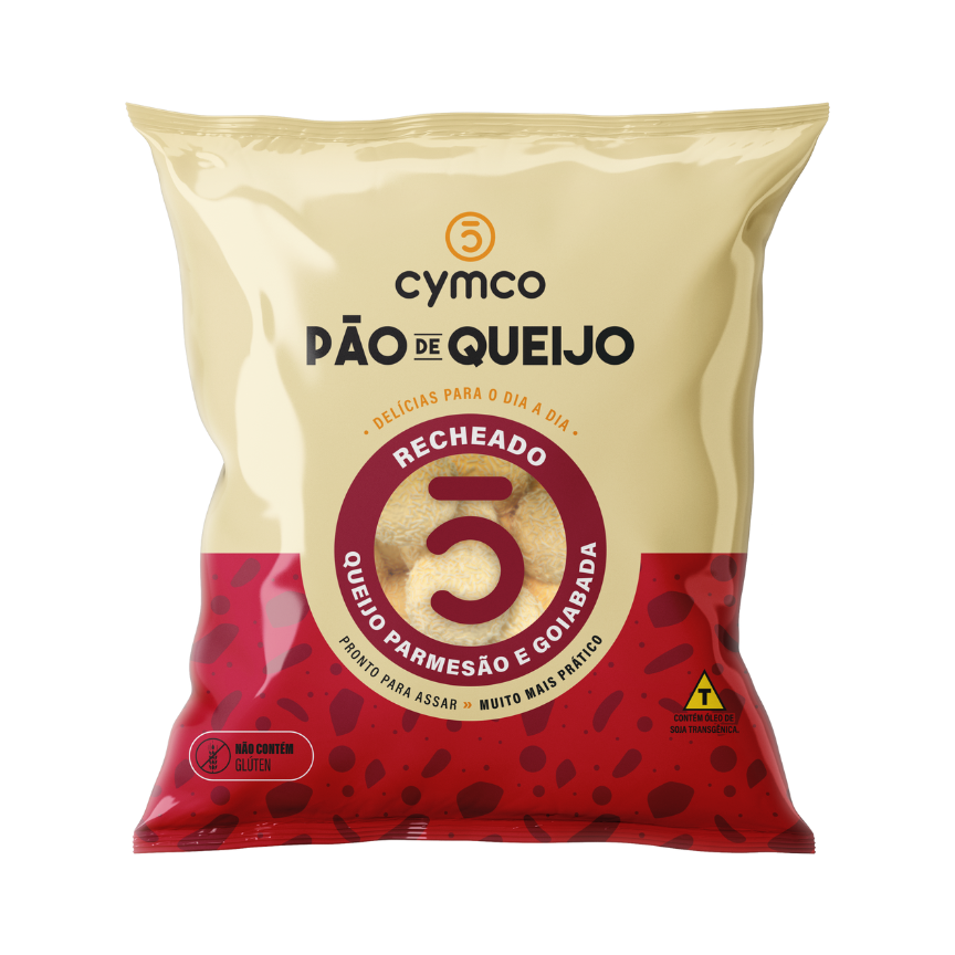 Pão de Queijo Recheado com Goiabada