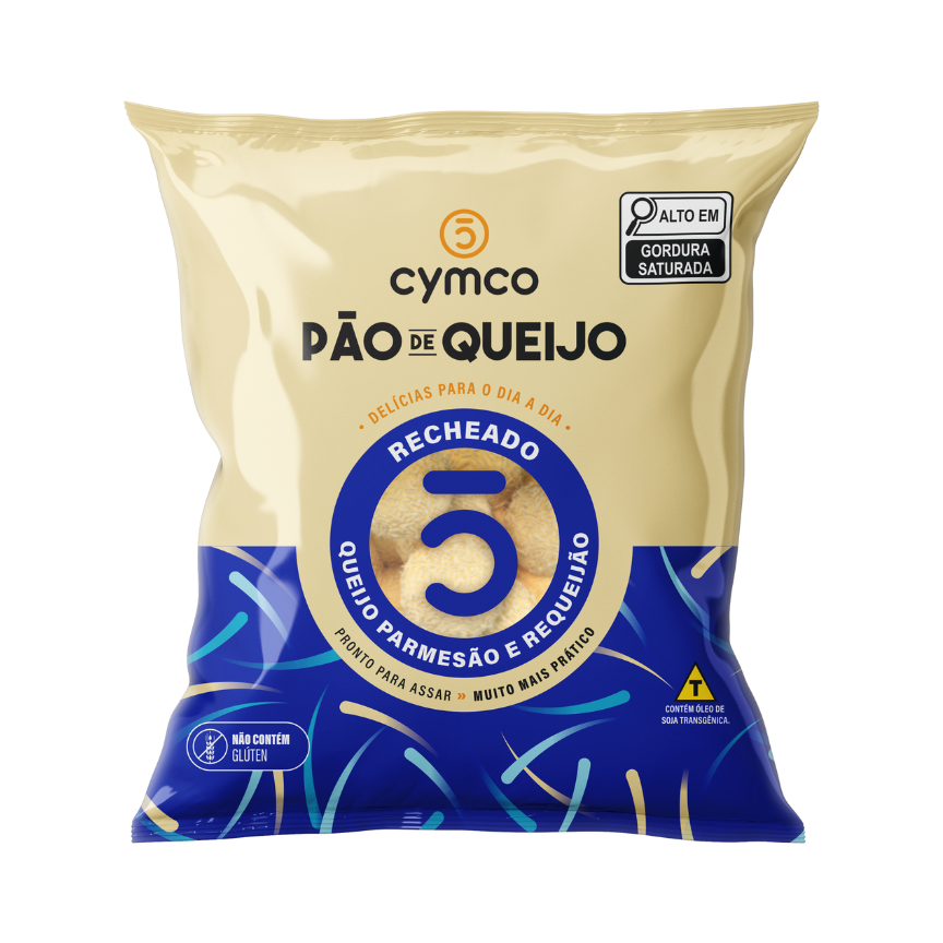 Pão de Queijo Recheado com Requeijão