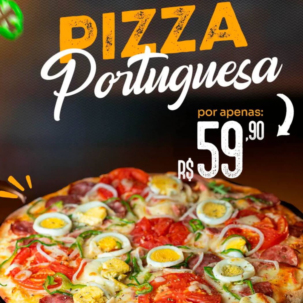 PIZZA GRANDE - PORTUGUESA  "QUARTA"