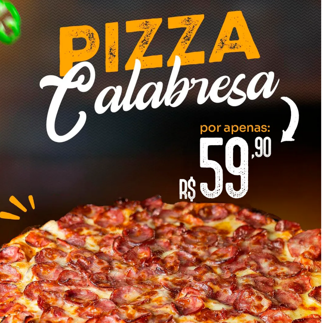 PIZZA GRANDE - CALABRESA  "TERÇA"