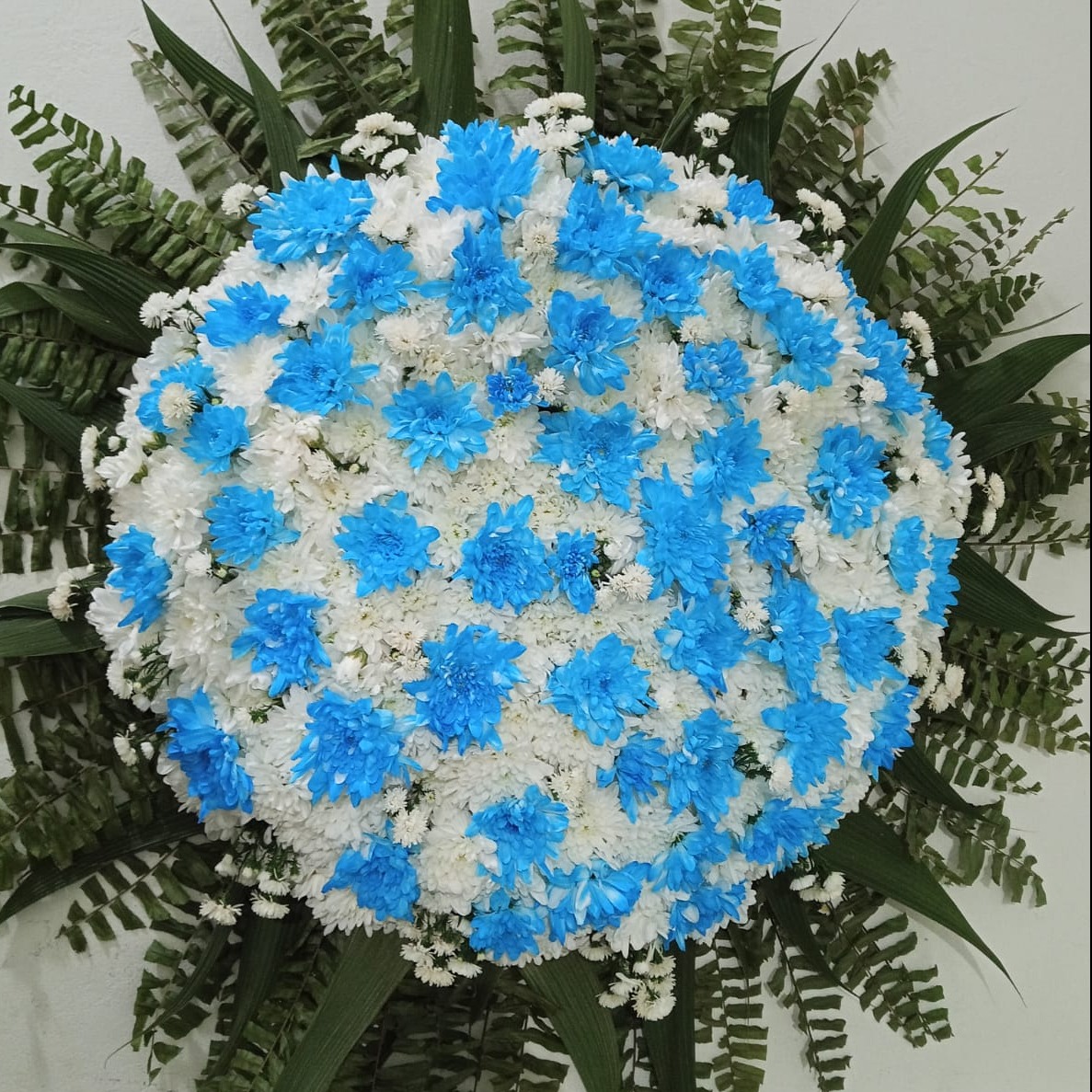 Coroa de flores - Semi luxo 60cm