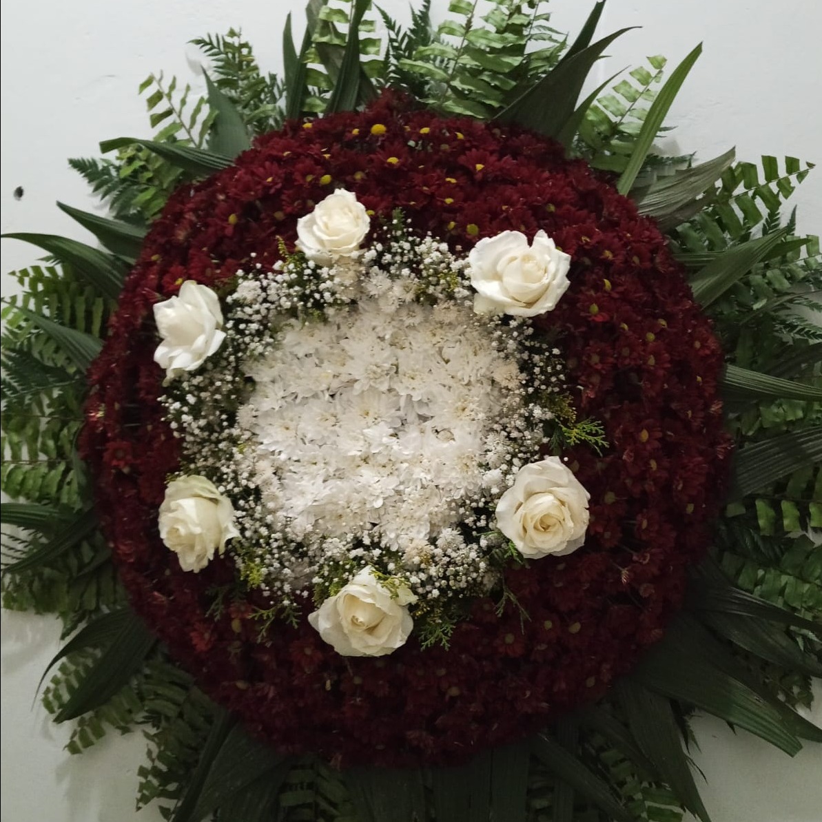 Coroa de flores - Luxo 70cm