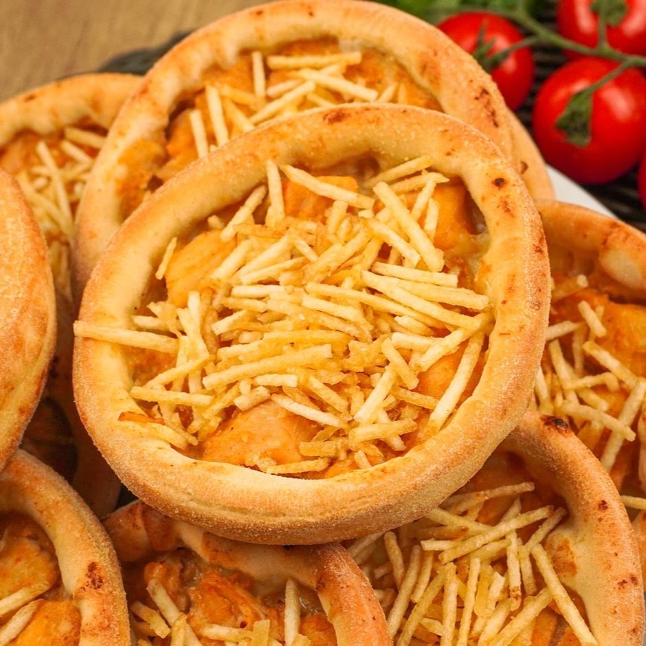 5 esfihas de Strogonoff de Frango 