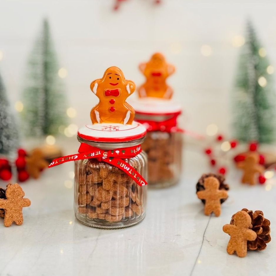 Pote Natalino com Biscoito de Canela 