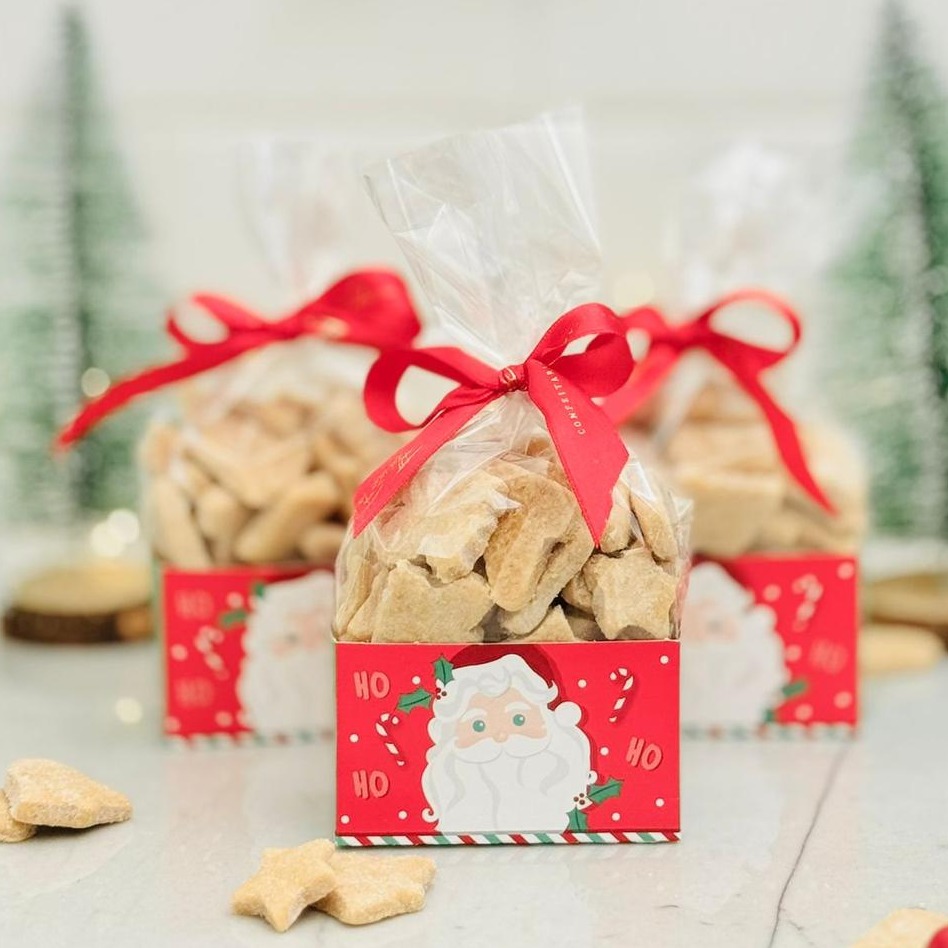 Cachepo de Natal com Biscoito Quero Mais