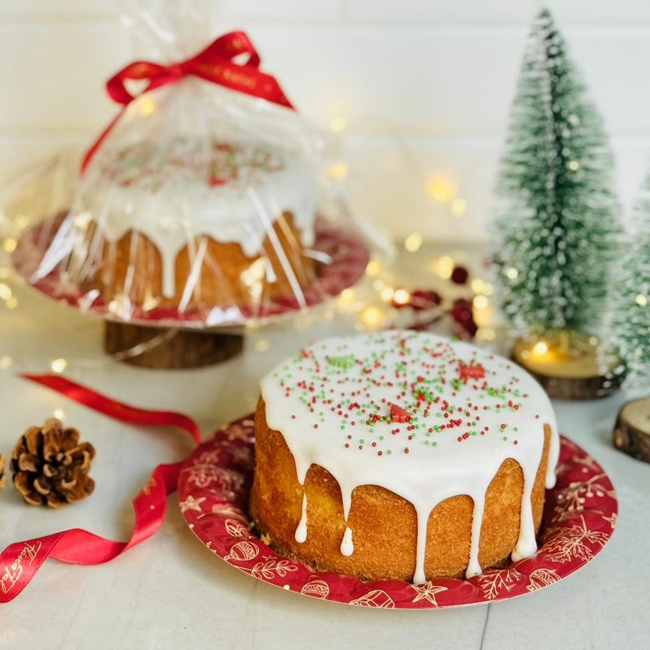 Bolo de Laranja no Prato