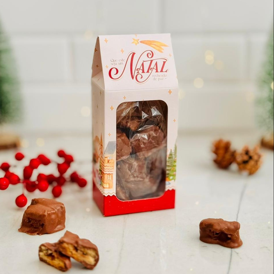 Caixa Visor com Panetone