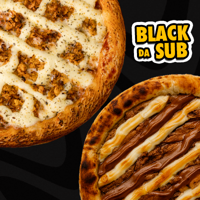 Pizza Salgada (GRANDE)  + Pizza Doce (MÉDIA)  [50% OFF]