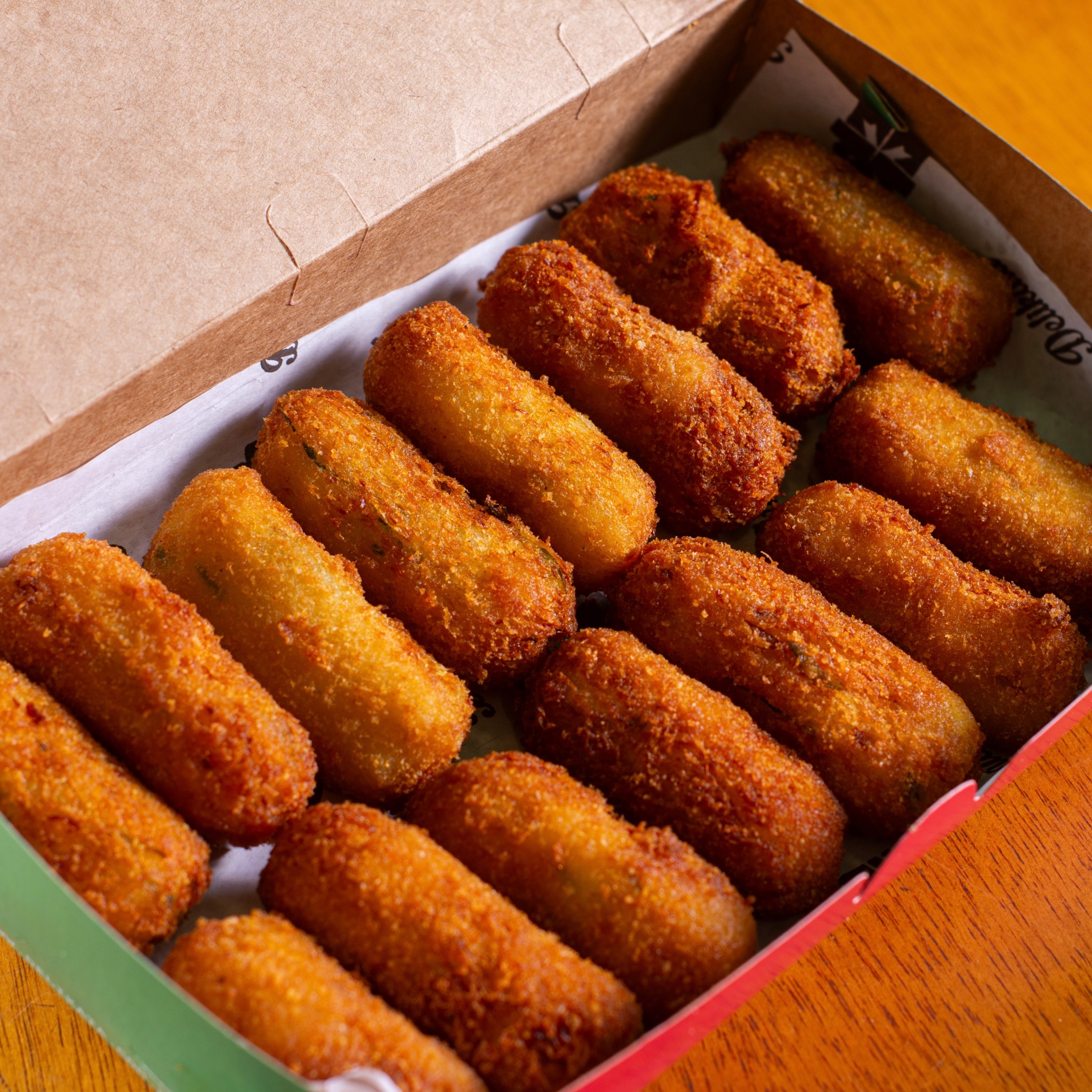 15 bolinhos de bacalhau