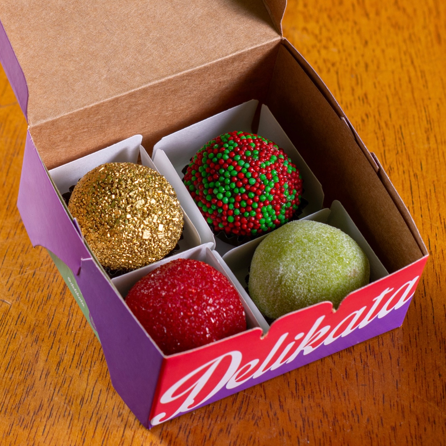 Caixinha 4 doces natalinos