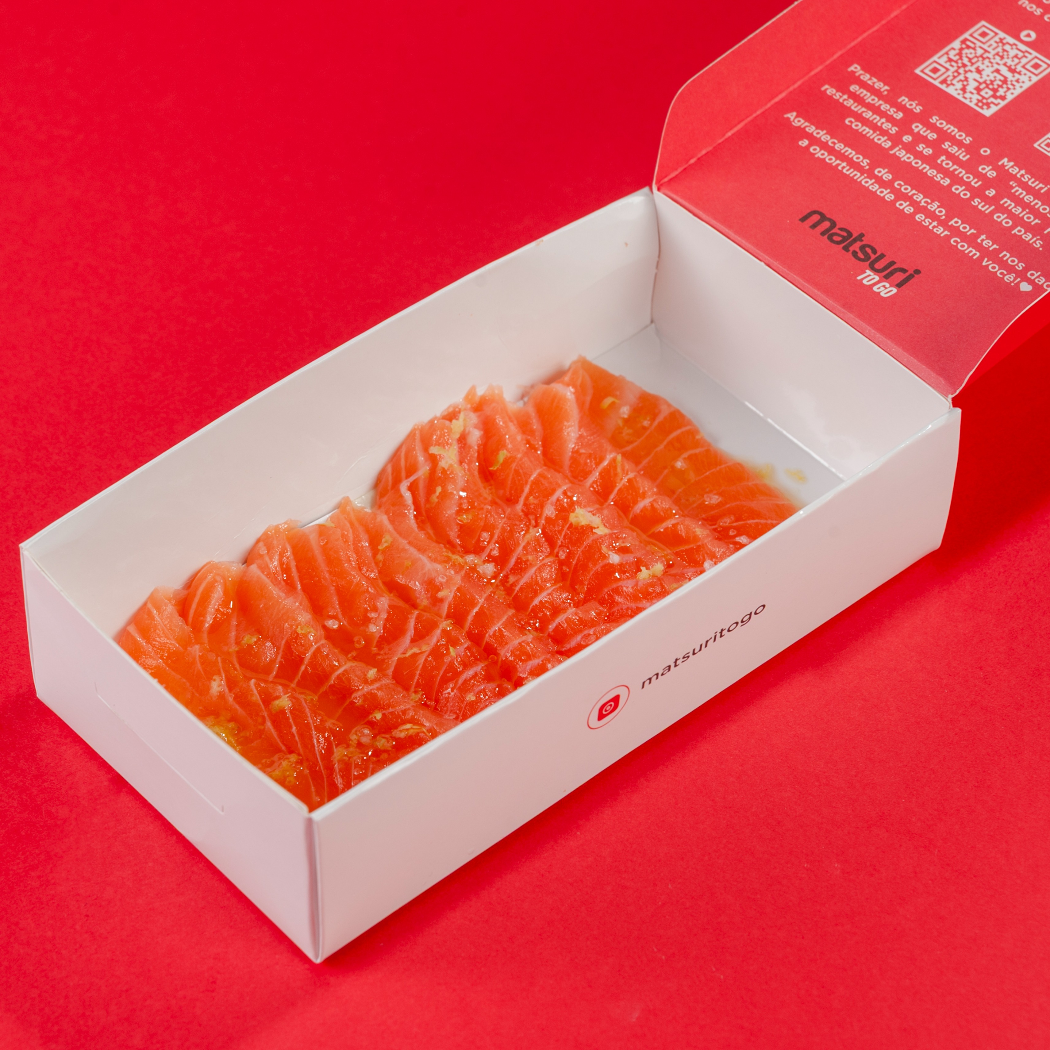 Carpaccio de salmão trufado 8 unid.