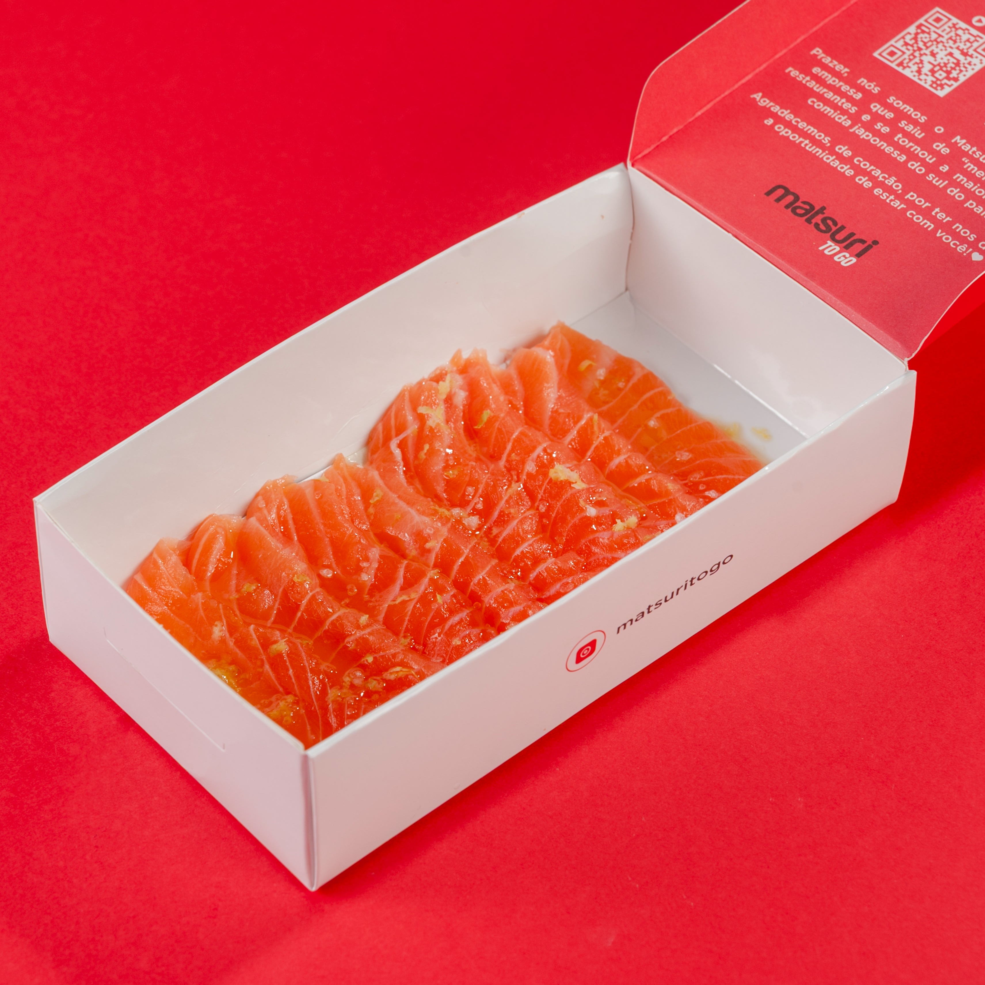 Carpaccio de salmão trufado 8 unid.