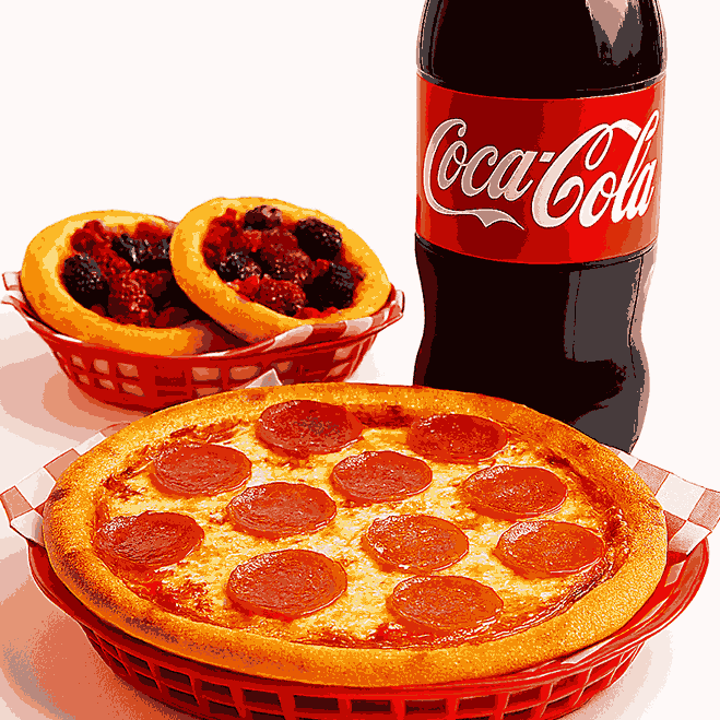 COMBO 03 - ECONOMIZE R$ 35,00: PIZZA + ESFIRRA + COCA 2L