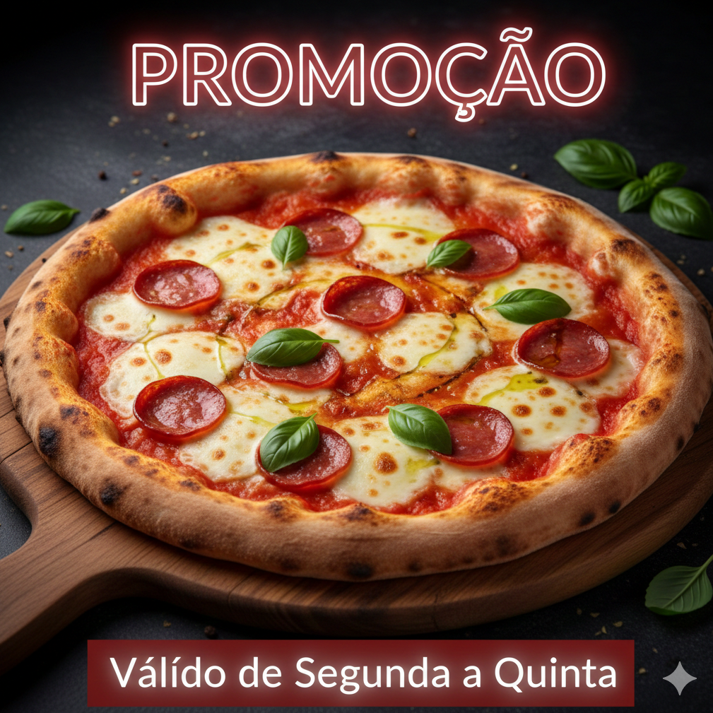 PROMOÇÃO ECONOMIZE R$ 20,00: PIZZA GRANDE 35CM