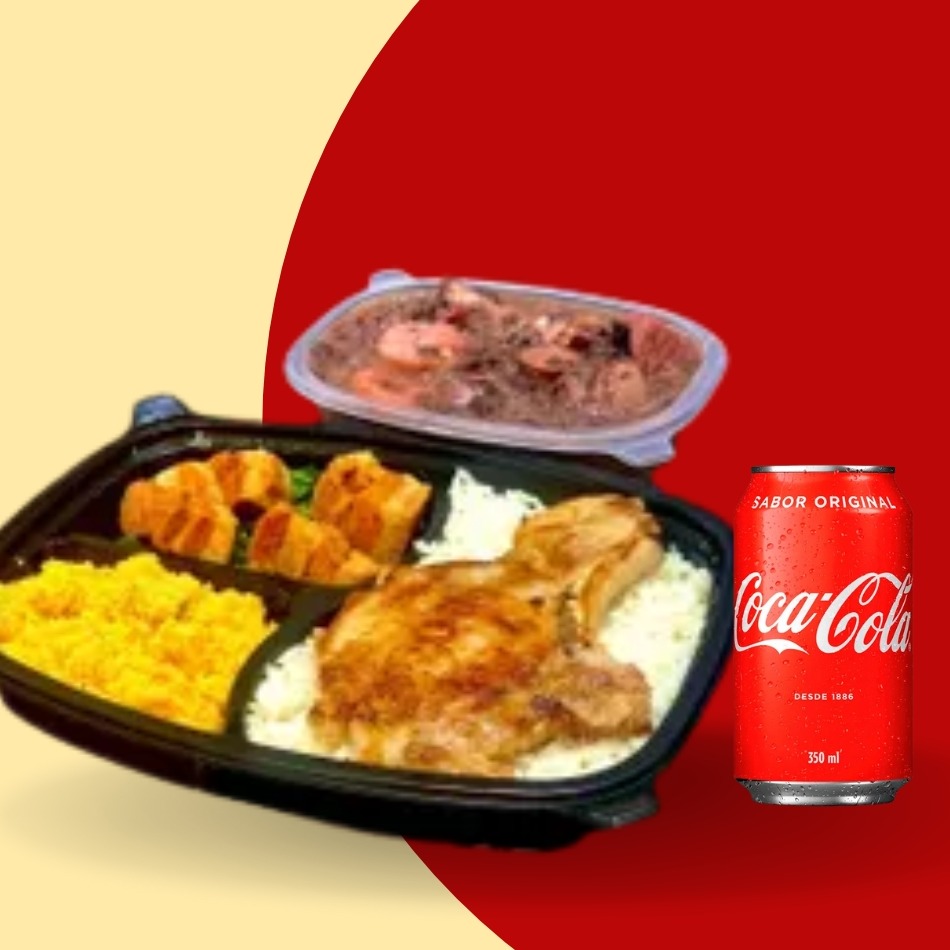  Kit Feijoada Individual + Coca-Cola Lata 350ml