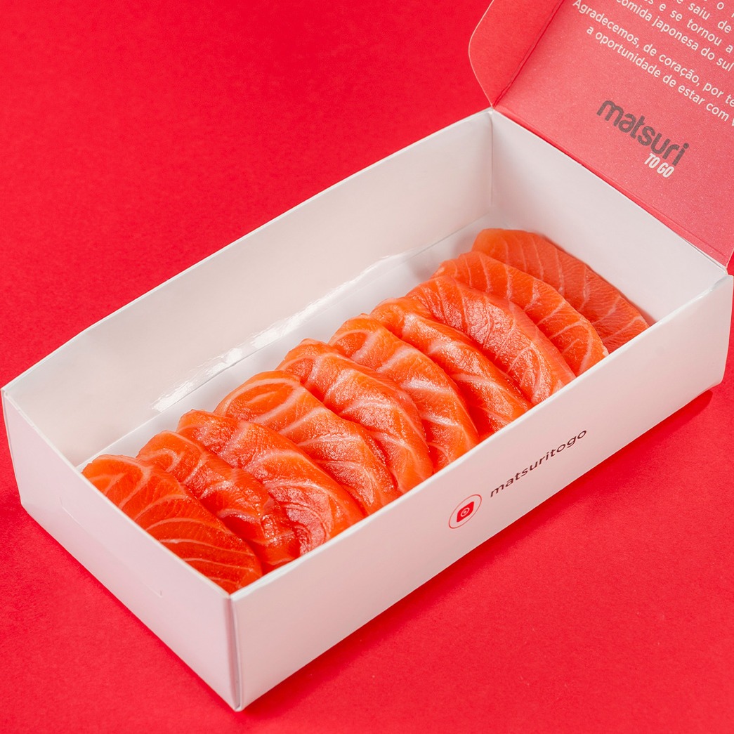 Sashimi de salmão 10 unid.