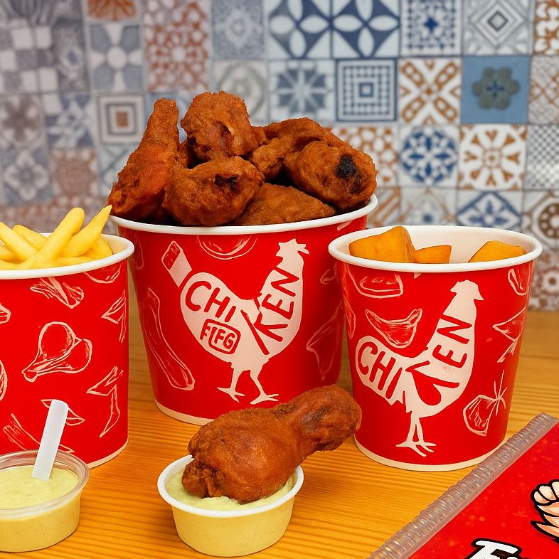 9 Pedaços frango crocante