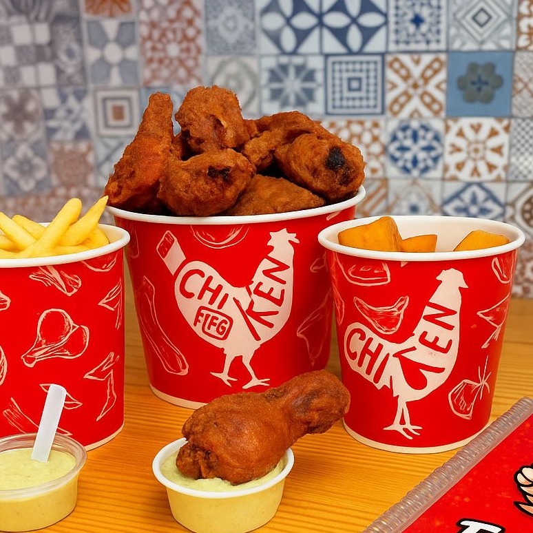 20 Pedaços frango crocante