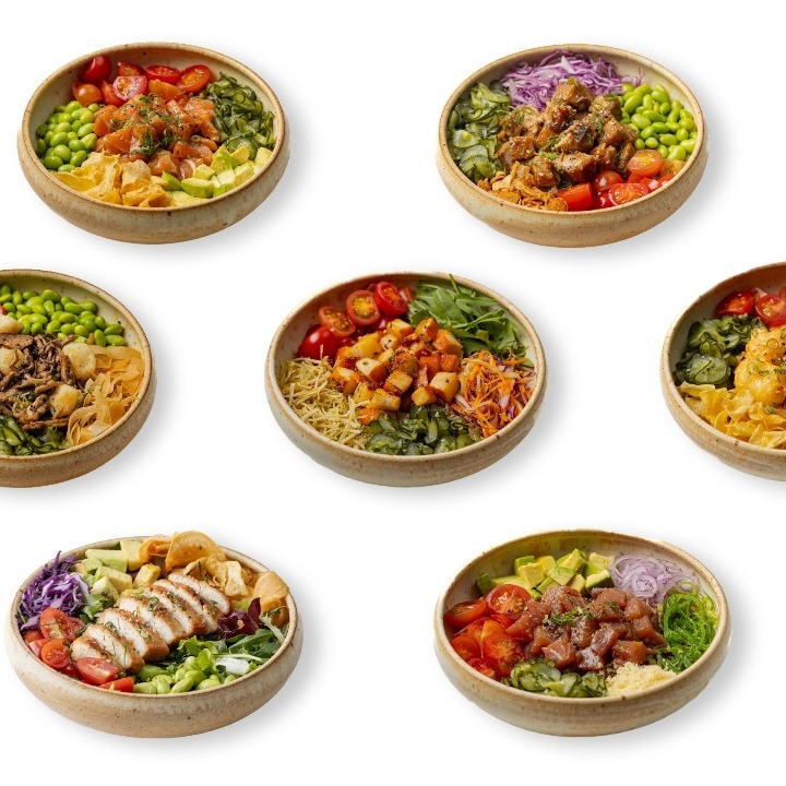 Monte seu Poke - 4 Acompanhamentos