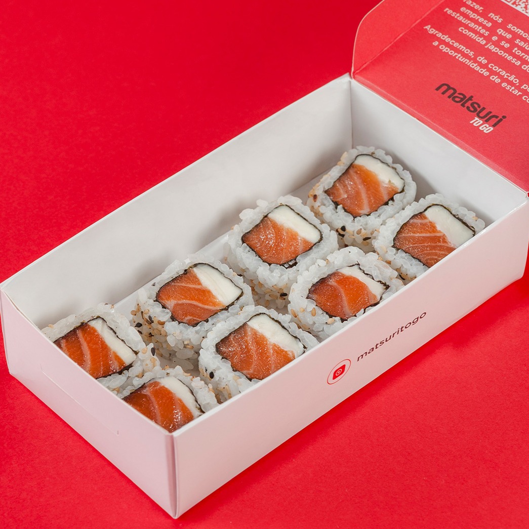 Uramaki filadélfia 8 unid.