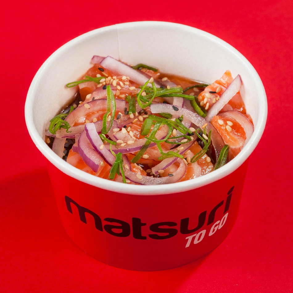  Salmão ao molho ponzu