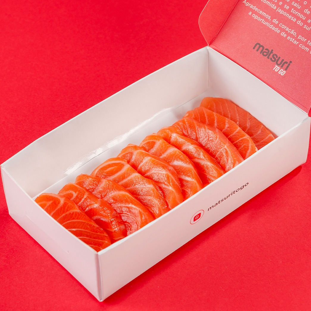 Sashimi de salmão 10 unid.