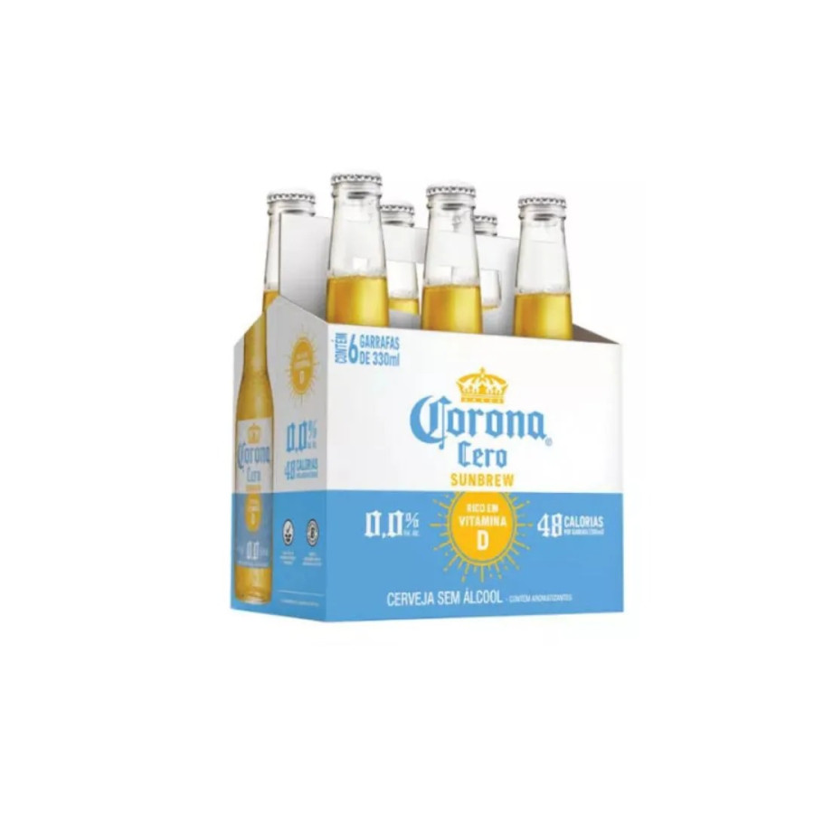 CORONA CERO LONG NECK 330 ML - PCT COM 6 UND