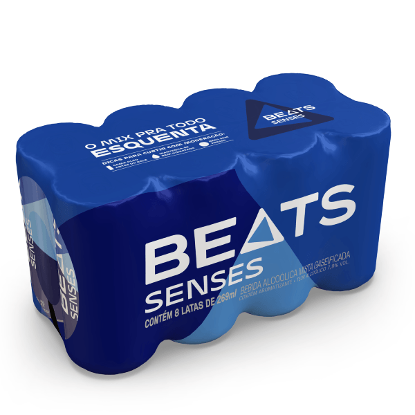 SKOL BEATS SENSES LATA 269 ML - PCT COM 8 UND