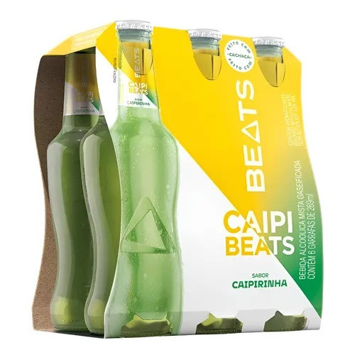 SKOL BEATS CAIPIRINHA LONG NECK 269 ML - PCT COM 6 UND