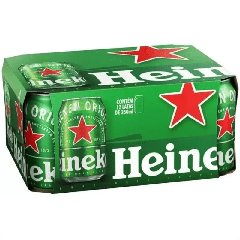 HEINEKEN LATA 350 ML - PCT COM 12 UND