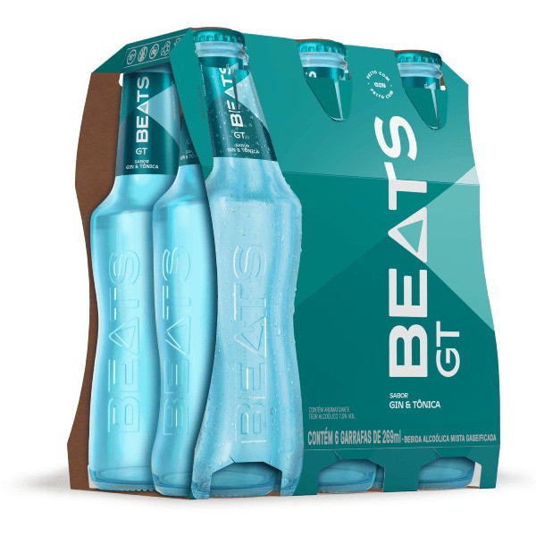 SKOL BEATS GT LONG NECK 269 ML - PCT COM 6 UND