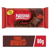 CHOC. BARRA MEIO AMARGO NESTLE 80G