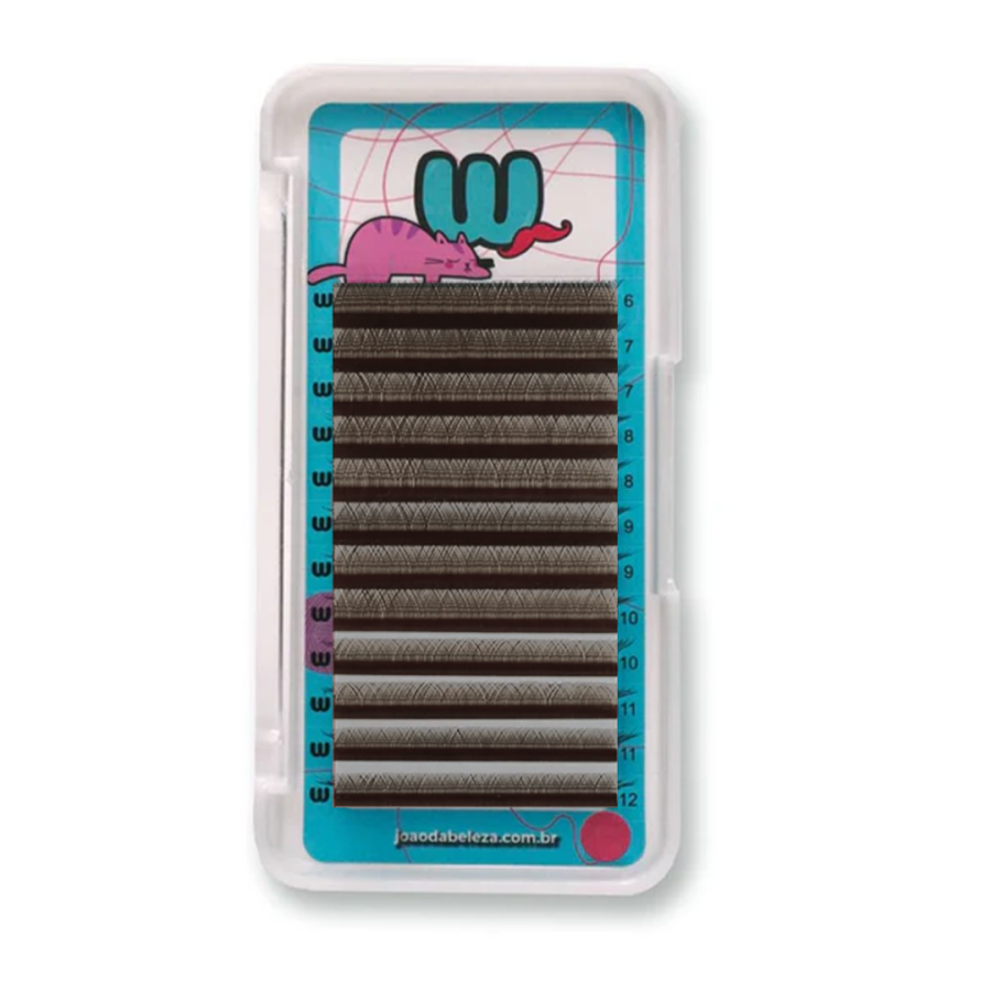 Cilios JB 3W L/M Mix 6-12 Marrom