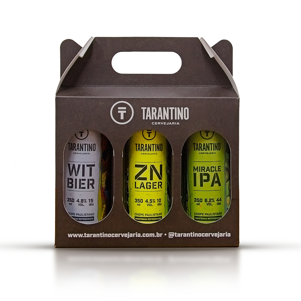 Kit Presente | Caixa + 3 Latas 350ml