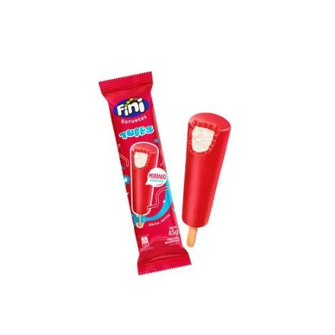 PICOLE FINI TUBES MORANGO 45G
